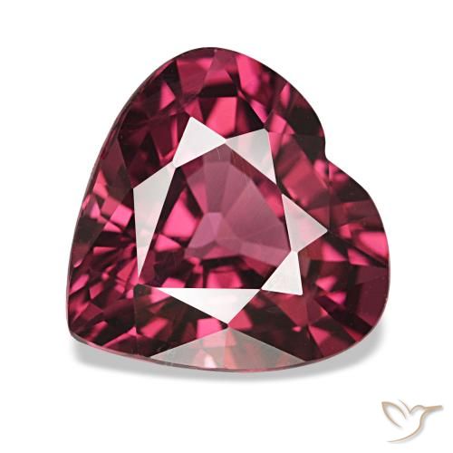 4.25ct 퍼플 로돌라이트 가넷, 하트, VVS-VS