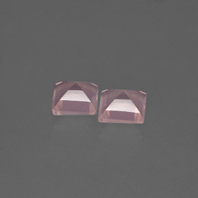 캐럿 천연 핑크 로즈 쿼츠 보석, 투명한, 5×5 mm, 투명/반투명