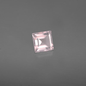 0.62캐럿 천연 핑크 로즈 쿼츠, 투명한, 5.1×5 mm, 투명/반투명