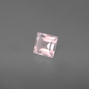 0.62캐럿 천연 핑크 로즈 쿼츠, 투명한, 5.1×5 mm, 투명/반투명
