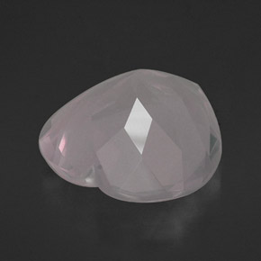 16.50캐럿 천연 라이트 핑크 로즈 쿼츠, 투명한, 18.1×17.7 mm, 투명/반투명