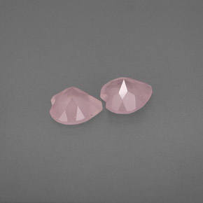 캐럿 천연 핑크 로즈 쿼츠 보석, 투명한, 6×6 mm, 투명/반투명