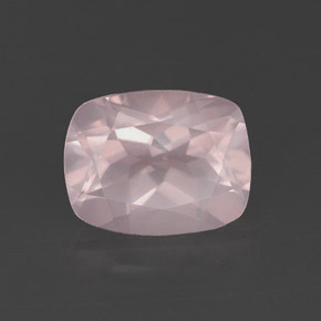 2.20캐럿 천연 핑크 로즈 쿼츠, 투명한, 9.2×7.2 mm, 투명/반투명