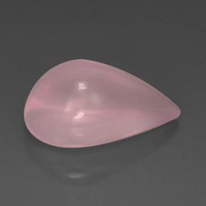 26.30캐럿 천연 핑크 로즈 쿼츠, 투명한, 24.9×15.5 mm, 투명/반투명
