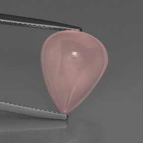 9.46캐럿 천연 분홍색 로즈 쿼츠, 투명한, 투명/반투명