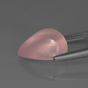 9.46캐럿 천연 분홍색 로즈 쿼츠, 투명한, 투명/반투명