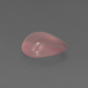 5.75캐럿 천연 핑크 로즈 쿼츠, 투명한, 14.2×9.8 mm, 투명/반투명