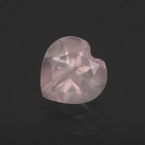 0.71캐럿 천연 라이트 핑크 로즈 쿼츠, 투명한, 6×6 mm, 투명/반투명