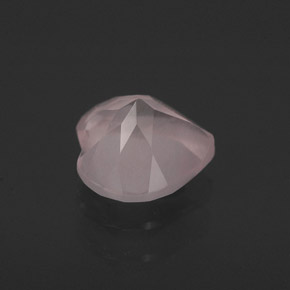 0.71캐럿 천연 라이트 핑크 로즈 쿼츠, 투명한, 6×6 mm, 투명/반투명