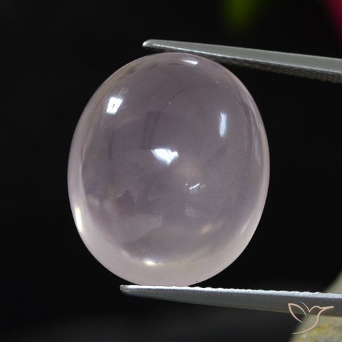 17.48ct 자연스러운 매우 밝은 분홍색 로즈 쿼츠, 타원형, 투명한