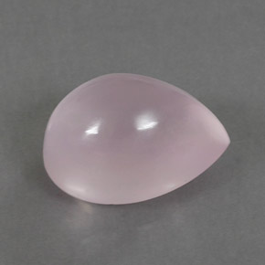 5.86캐럿 천연 핑크 로즈 쿼츠, 투명한, 13×9.3 mm, 투명/반투명