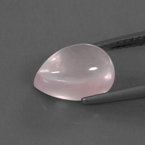 2.66캐럿 천연 핑크 로즈 쿼츠, 투명한, 10.3×7 mm, 투명/반투명