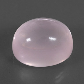 32.52캐럿 천연 핑크 로즈 쿼츠, 투명한, 20×15.1 mm, 투명/반투명