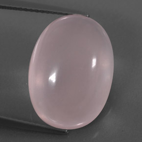 14.92캐럿 천연 핑크 로즈 쿼츠, 투명한, 18.1×13.2 mm, 투명/반투명