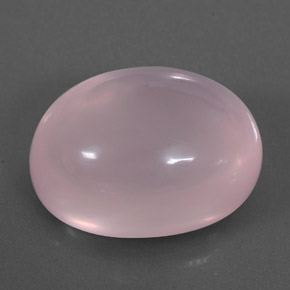 26.27캐럿 천연 핑크 로즈 쿼츠, 투명한, 20.3×15.3 mm, 투명/반투명