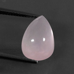 6.10캐럿 천연 핑크 로즈 쿼츠, 투명한, 13.3×9.2 mm, 투명/반투명