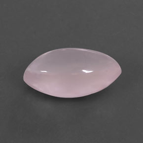 3.11캐럿 천연 핑크 로즈 쿼츠, 마퀴즈, 13.2×7.6 mm, 투명한