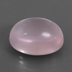 13.49캐럿 천연 풍선껌 핑크 로즈 쿼츠, 투명한, 16.2×12.1 mm, 투명/반투명