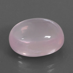13.47캐럿 천연 핑크 로즈 쿼츠, 투명한, 16.1×12.2 mm, 투명/반투명