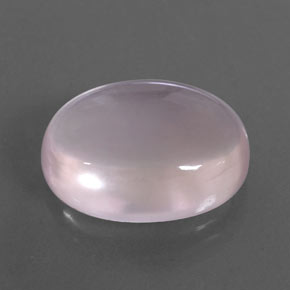 9.98캐럿 천연 핑크 로즈 쿼츠, 타원형 컷, 16.2×12.1 mm, 투명한