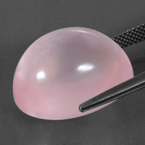 28.84캐럿 천연 미디엄 로즈 핑크 로즈 쿼츠, 투명한, 투명/반투명