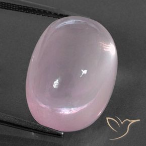 19.62ct 자연스러운 풍선껌 핑크 로즈 쿼츠, 타원형, 투명한