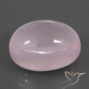 19.02캐럿 천연 Light Pink  로즈 쿼츠, 타원형, 투명한