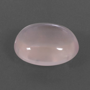 9.15캐럿 천연 핑크 로즈 쿼츠, 타원형 컷, 15.6×12.7 mm, 투명한
