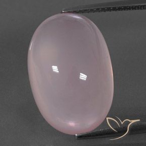 15.52ct 자연스러운 라이트 로즈 핑크 로즈 쿼츠, 타원형, 투명한