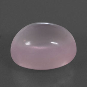 18.62캐럿 천연 Light Pink  로즈 쿼츠, 타원형 컷, 17.9×13 mm, 투명한