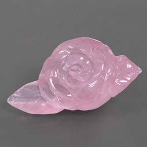 146.40캐럿 천연 핑크 로즈 쿼츠, 멋진 모양, 53×28.7 mm, 투명한
