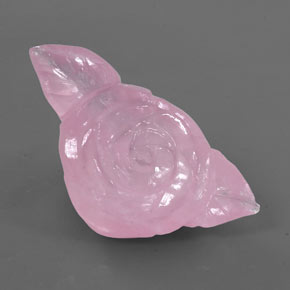 146.40캐럿 천연 핑크 로즈 쿼츠, 멋진 모양, 53×28.7 mm, 투명한