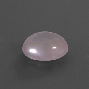 4.77캐럿 천연 핑크 로즈 쿼츠, 타원형 컷, 12.1×10.1 mm, 투명한