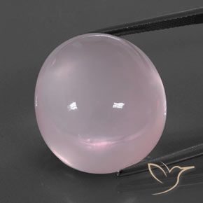48.72ct 자연스러운 라이트 핑크 로즈 쿼츠, 타원형, 투명한