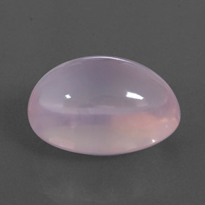 20.97캐럿 천연 라이트 핑크 로즈 쿼츠, 타원형 컷, 19.9×13.2 mm, 투명한