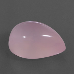 22.68캐럿 천연 핑크 로즈 쿼츠, 투명한, 20.9×15.1 mm, 투명/반투명