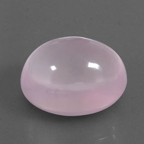23.25캐럿 천연 풍선껌 핑크 로즈 쿼츠, 투명한, 18.4×14.4 mm, 투명/반투명