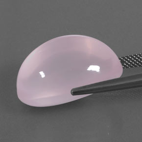 25.03캐럿 천연 풍선껌 핑크 로즈 쿼츠, 투명한, 투명/반투명