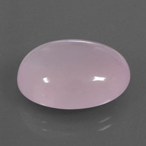 20.01캐럿 천연 라이트 핑크 로즈 쿼츠, 투명한, 20.2×16 mm, 투명/반투명