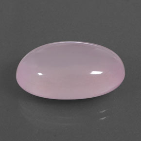20.65캐럿 천연 라이트 핑크 로즈 쿼츠, 투명한, 22.2×14.1 mm, 투명/반투명