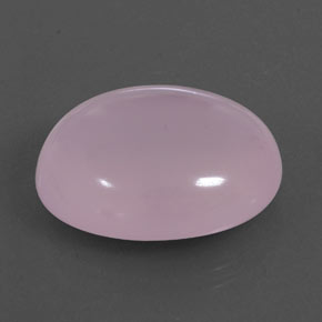 20.05캐럿 천연 미디엄 핑크 로즈 쿼츠, 투명한, 20.2×16.6 mm, 투명/반투명