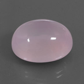 29.89캐럿 천연 미디엄 로즈 핑크 로즈 쿼츠, 투명한, 20.5×17 mm, 투명/반투명