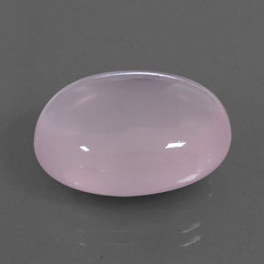 25.93캐럿 천연 풍선껌 핑크 로즈 쿼츠, 투명한, 21.3×16.7 mm, 투명/반투명
