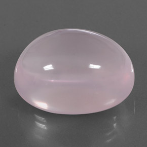 43.00캐럿 천연 라이트 핑크 로즈 쿼츠, 투명한, 23.8×17.7 mm, 투명/반투명