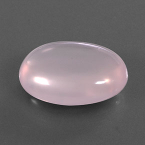 13.95캐럿 천연 핑크 로즈 쿼츠, 투명한, 19.2×14.8 mm, 투명/반투명