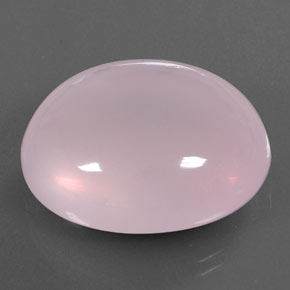50.20캐럿 천연 핑크 로즈 쿼츠, 투명한, 26.1×22.7 mm, 투명/반투명