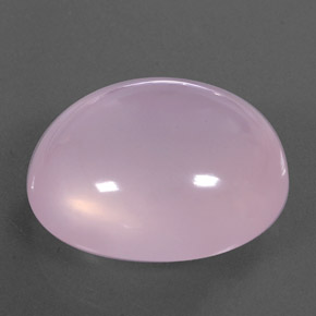 45.20캐럿 천연 핑크 로즈 쿼츠, 투명한, 24.8×22 mm, 투명/반투명