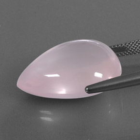 26.63캐럿 천연 라이트 핑크 로즈 쿼츠, 투명한, 투명/반투명