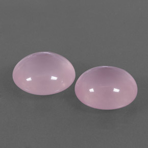 22.61캐럿 천연 핑크 로즈 쿼츠 보석, 투명한, 15.2×13.8 mm, 투명/반투명