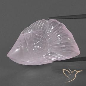 20.42ct 자연스러운 베리 라이트 로즈 핑크 로즈 쿼츠, 팬시한, 투명/반투명